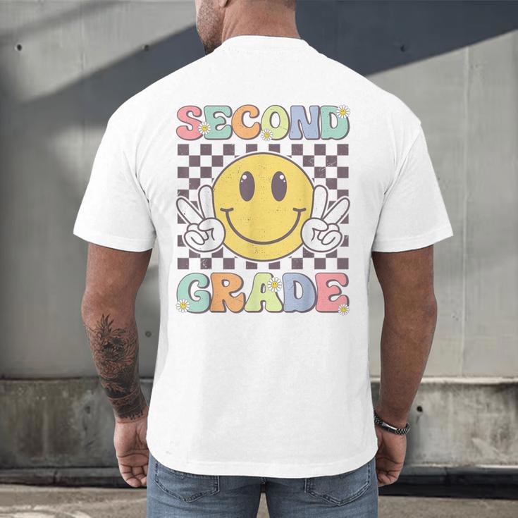 Second Grade Teachers Boys Girls Smile Face 2nd Grade Team Men's Back Print T-Shirt, gift for family, gift for coworker Second Grade Teachers Boys Girls Smile Face 2nd Grade Team Men's Back Print T-Shirt, gift for family, gift for coworker