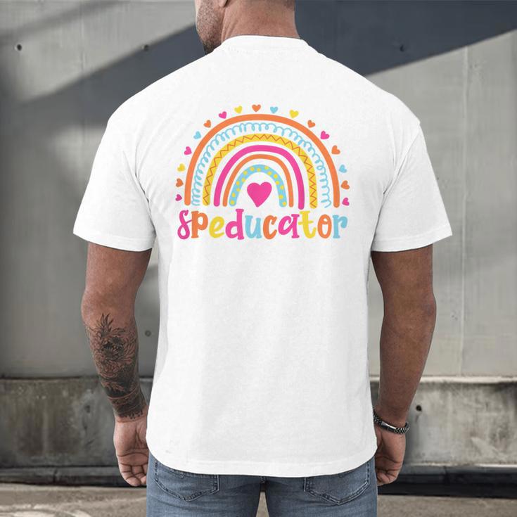 Speducator Special Education Teacher Sped Ed Men's Back Print T-Shirt, gift for family, gift for coworker Speducator Special Education Teacher Sped Ed Men's Back Print T-Shirt, gift for family, gift for coworker