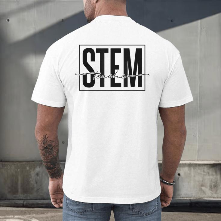 Stem Teacher Science Technology Engineering Math Teachers Men's Back Print T-Shirt, gift for family, gift for coworker Stem Teacher Science Technology Engineering Math Teachers Men's Back Print T-Shirt, gift for family, gift for coworker