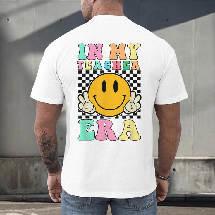 In My Teacher Era Retro Back To School Teacher Student Men's Back Print T-Shirt, gift for family, gift for coworker In My Teacher Era Retro Back To School Teacher Student Men's Back Print T-Shirt, gift for family, gift for coworker