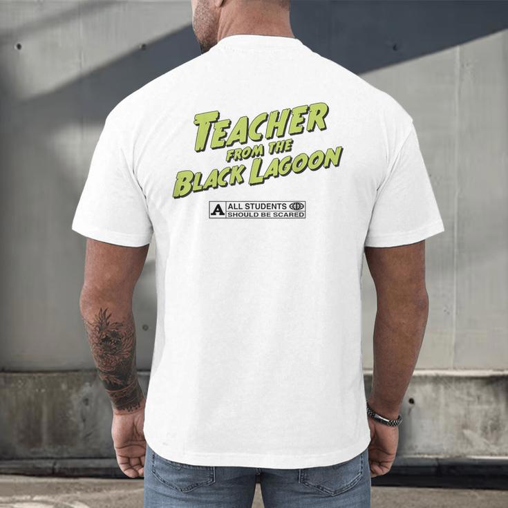 Teacher Halloween Tshirt Teacher From The Lagoon Men Women Men's Back Print T-Shirt, gift for family, gift for coworker Teacher Halloween Tshirt Teacher From The Lagoon Men Women Men's Back Print T-Shirt, gift for family, gift for coworker