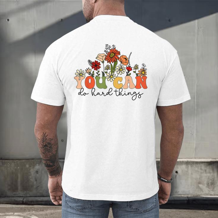 Test Day Teacher Shirt You Can Do Hard Things Women Kids Men's Back Print T-Shirt, gift for family, gift for coworker Test Day Teacher Shirt You Can Do Hard Things Women Kids Men's Back Print T-Shirt, gift for family, gift for coworker