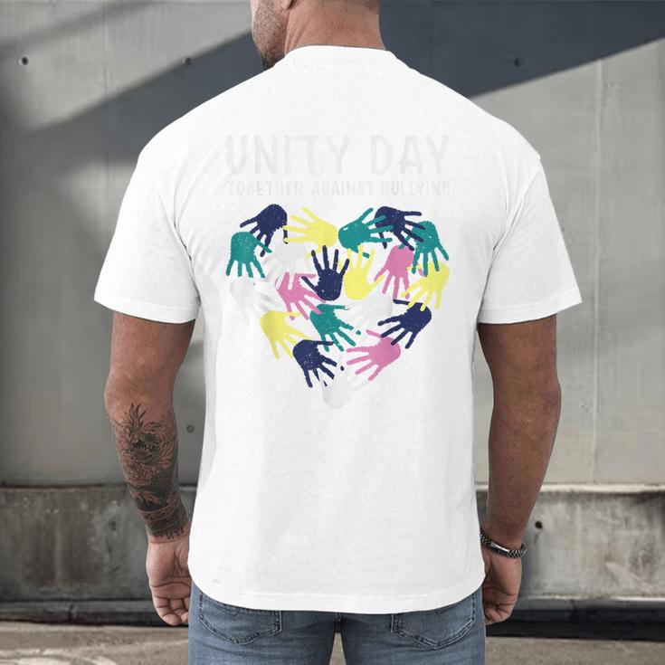 Together Against Bullying Unity Day Teachers Kids Toddler Men's Back Print T-Shirt, gift for family, gift for coworker
