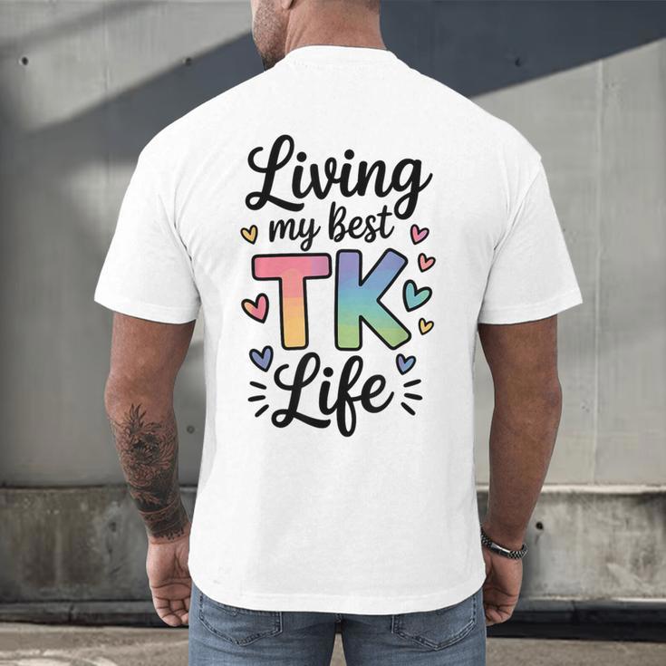 Transitional Kindergarten TK Teacher Men's Back Print T-Shirt, gift for family, gift for coworker Transitional Kindergarten TK Teacher Men's Back Print T-Shirt, gift for family, gift for coworker