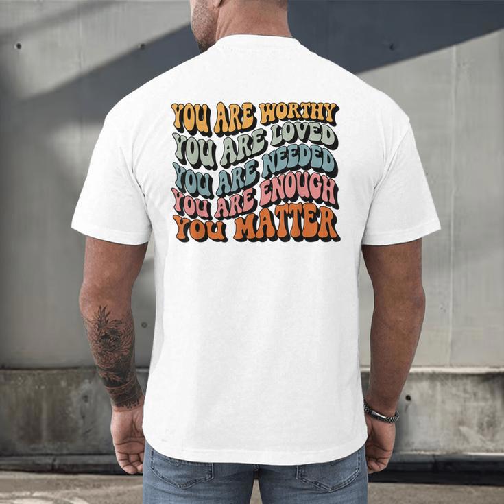Unity Day Tee Orange Women Teacher You Matter Orange Be Kind Men's Back Print T-Shirt, gift for family, gift for coworker Unity Day Tee Orange Women Teacher You Matter Orange Be Kind Men's Back Print T-Shirt, gift for family, gift for coworker