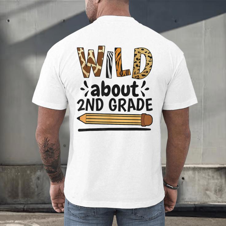 Wild About 2Nd Grade School Grade Teacher Men's Back Print T-Shirt, gift for family, gift for coworker Wild About 2Nd Grade School Grade Teacher Men's Back Print T-Shirt, gift for family, gift for coworker