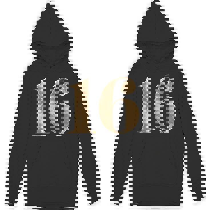 16 16 誕生日 お気に入り 数字 フルール・ド・リス デザイン パーカー