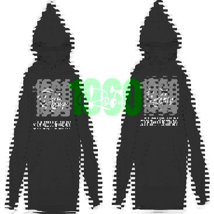 1960 誕生日 66歳 緑寿祝い クールでシンプルな数字デザイン パーカー