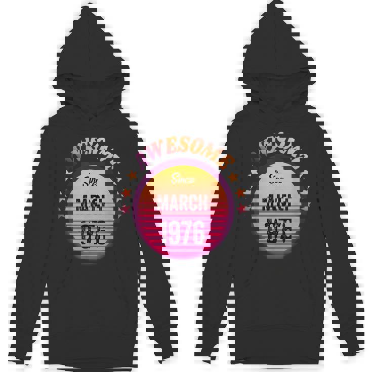 1976年3月から素晴らしい誕生日1976年3月ヴィンテージ。 パーカー