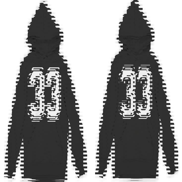 33番のスポーツスタイル。ホワイト。 パーカー