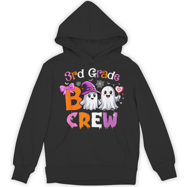 3rd Grade Boo Crew Third Grade Halloween Costume Teacher Kid Unisex Hoodie