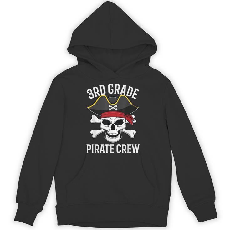 3rd Grade Pirate Crew Halloween Costume Student Teacher Unisex Hoodie