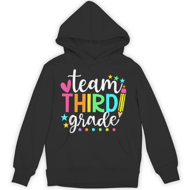 3rd Grade Team Pencil Teacher Student Back To School Girls Unisex Hoodie