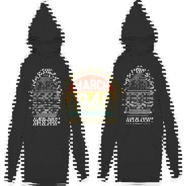 3月の誕生日 Est 1949 限定版 ヴィンテージ 77歳 パーカー