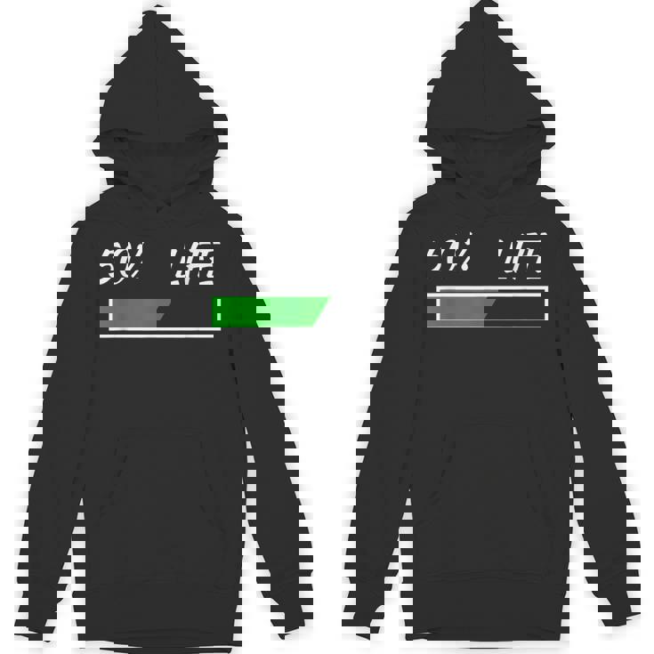 50Th Birthday 50 Life 50 Years Life Loading Bar 50 Percent パーカー