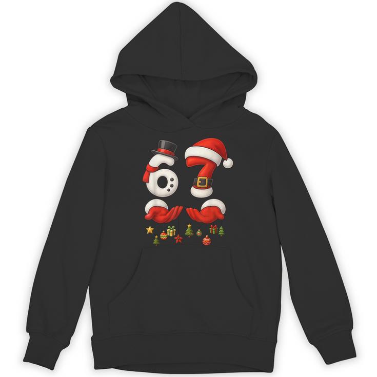 Felpa Con Cappuccio 67 Meme Per Bambini – Stampa "I Survived 67 Days Of School", Pile Ispessito, Unisex, Regalo Natale