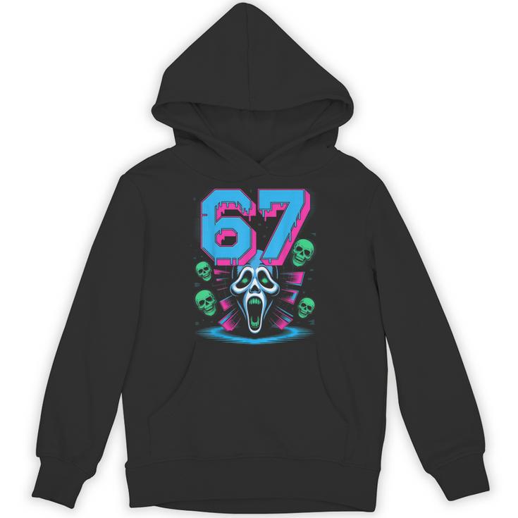 67 Halloween Scp Horror Face Scary Costume Horror 6 7 Hoodie