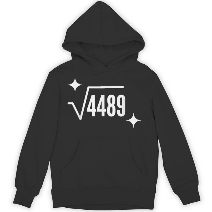 67 Meme Square Root 4489 Slang Math Teacher Men Women Unisex Hoodie
