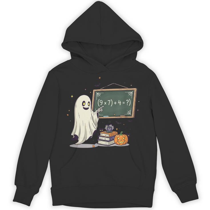 67 Teacher Halloween Ghost Six Seven Meme Math Joke Unisex Hoodie