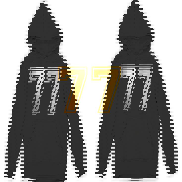 77 ナンバーセブンティセブンチーム スポーツ グラフィック 代表チームマッチング パーカー