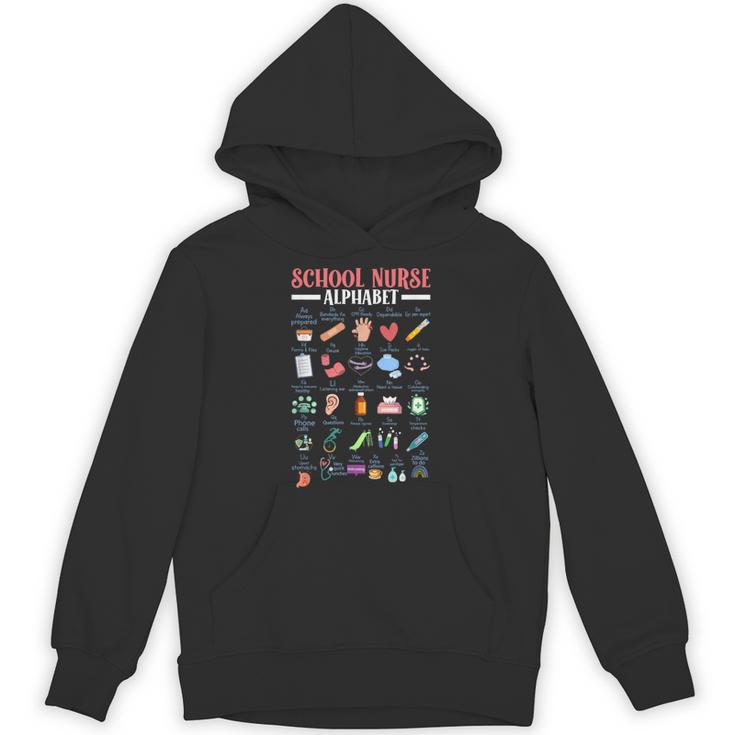 ABC School Nurse Alphabet Student Teacher Health Worker Unisex Hoodie
