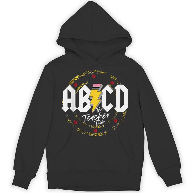 ABCD The Teacher Tour Last Day Of School Rockin' Teacher Unisex Hoodie