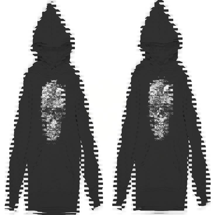 Akull But It's Cats Kitty スケルトン ハロウィン 猫 スカル パーカー