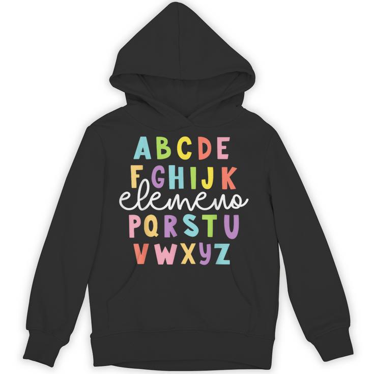 Alphabet ABC Elemeno Teacher Student Back To School Unisex Hoodie