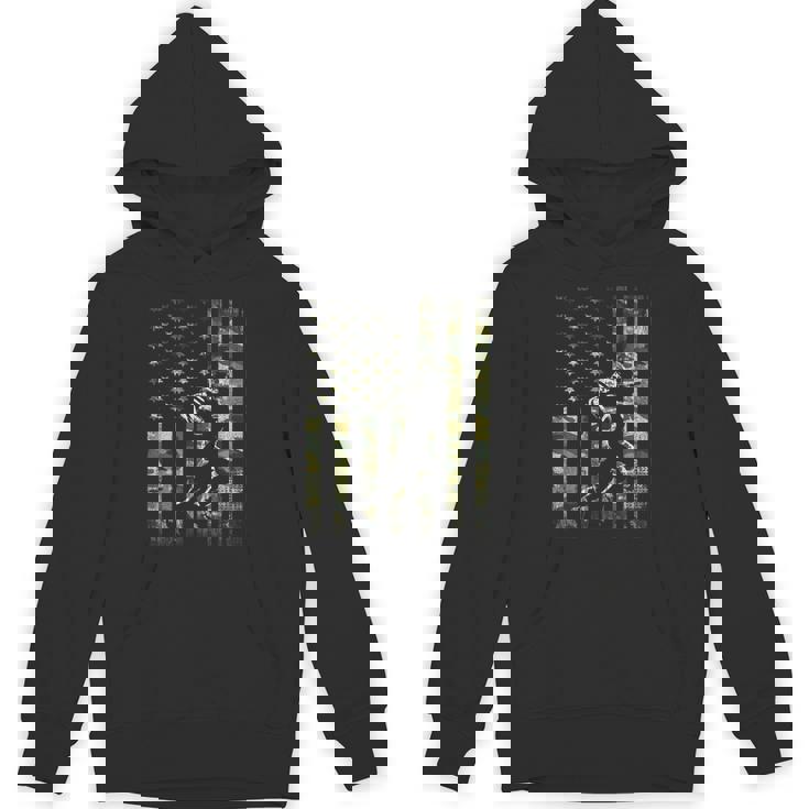 American Football Player Camo US Flag Men Boy Kids Unisex Hoodie