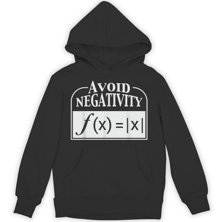 Avoid Negativity Math Teacher Unisex Hoodie