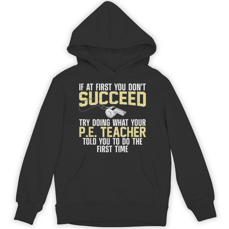 Best PE Teacher Art For Men Women Physical Education Teacher Unisex Hoodie