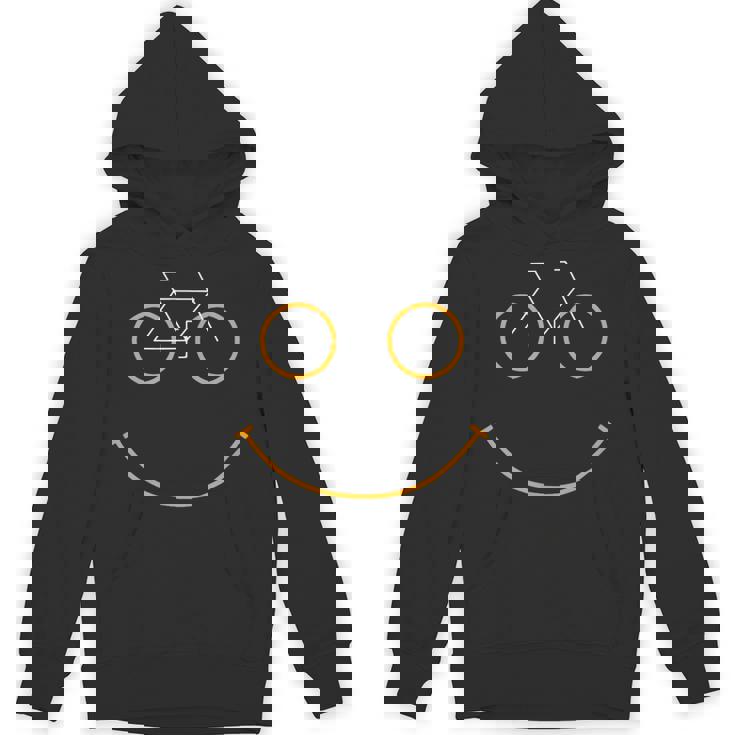 Bicycle Smile Bike Smiling Face Biking Unisex Hoodie