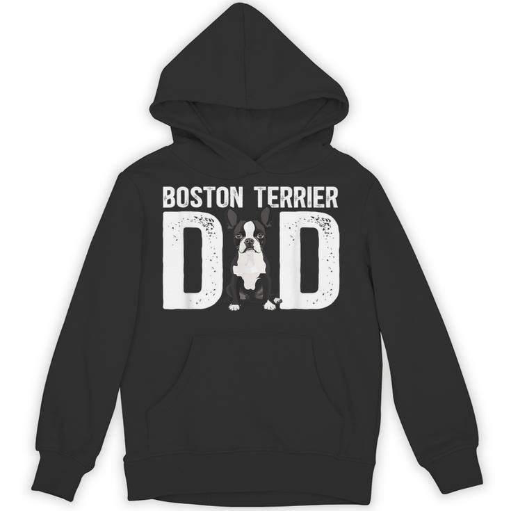 Boston Terrier Dad Of A Bostie Dad Bostie Father Unisex Hoodie