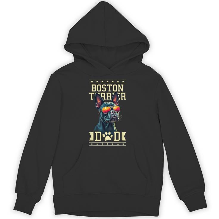 Boston Terrier Dad Boston Bull Bostie Dog Unisex Hoodie