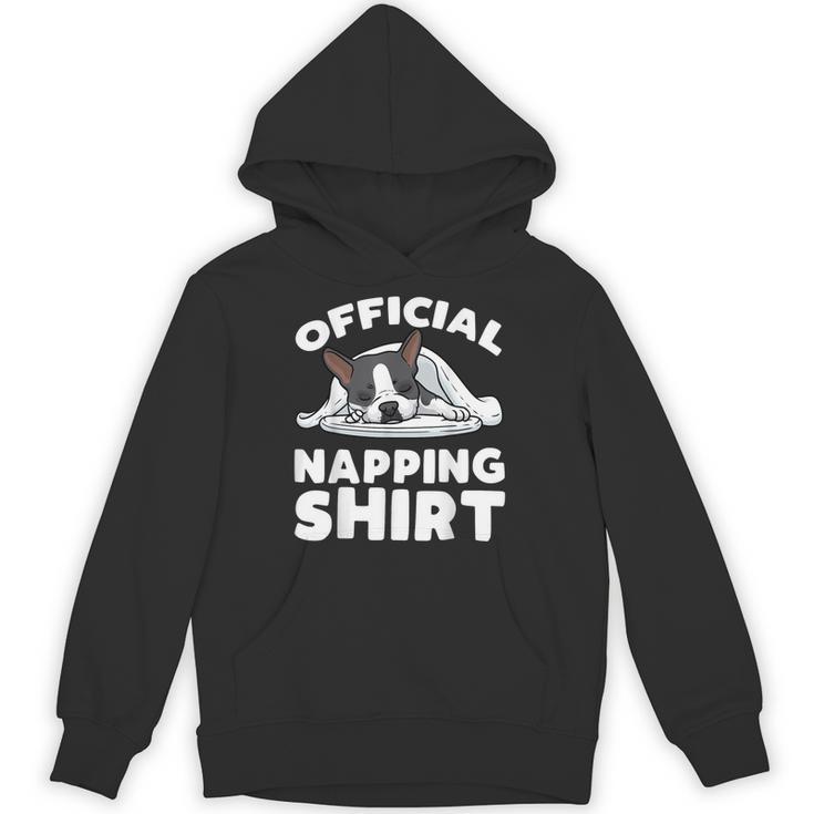Boston Terrier Dog Official Sleeping Shirt Men Women Kids Unisex Hoodie