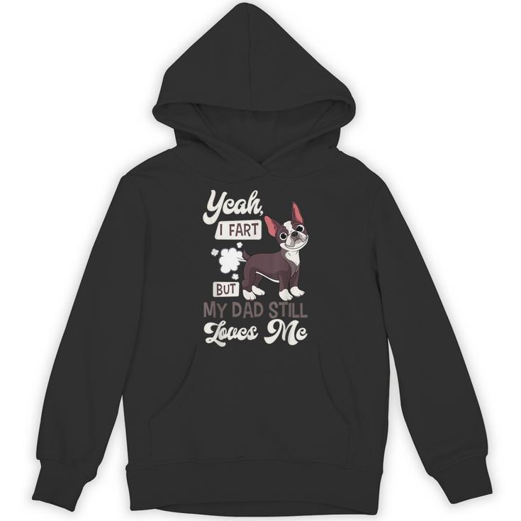 Boston Terrier Fart American Gentleman Non-Sporting Dog Unisex Hoodie