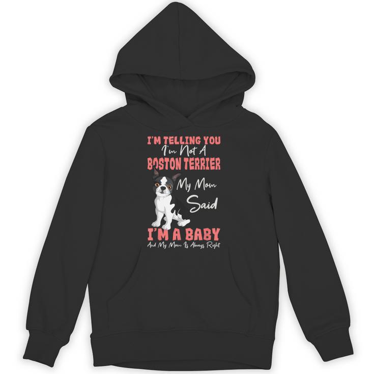 Boston Terrier Mom American Gentleman Dog Lover Mother's Day Unisex Hoodie