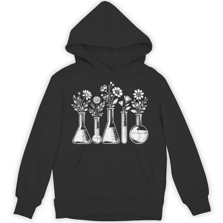 Botanical Beaker Science Teacher Floral Chemistry Lab Week Unisex Hoodie
