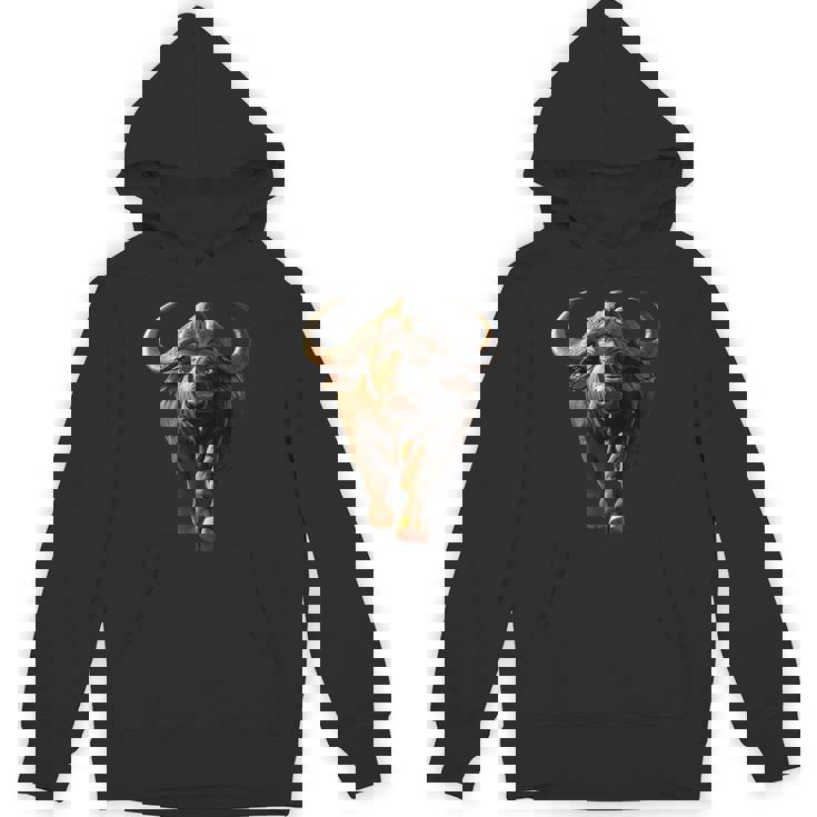 Buffalo Cape Water Buffalos Safari South African Buffalo Hoodie