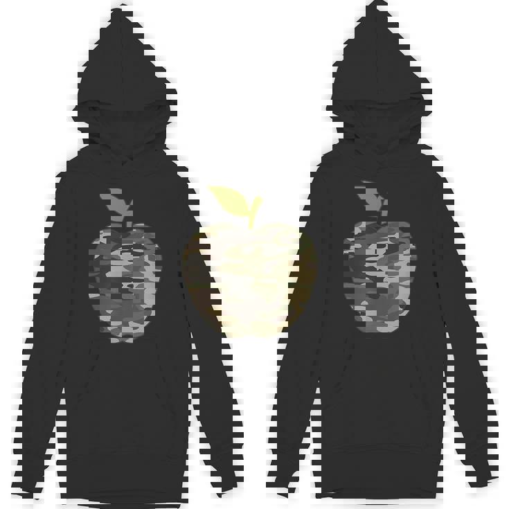 Camo Apple Camouflage Clothing School Student Camo Teacher Men Women Kids Unisex Hoodie