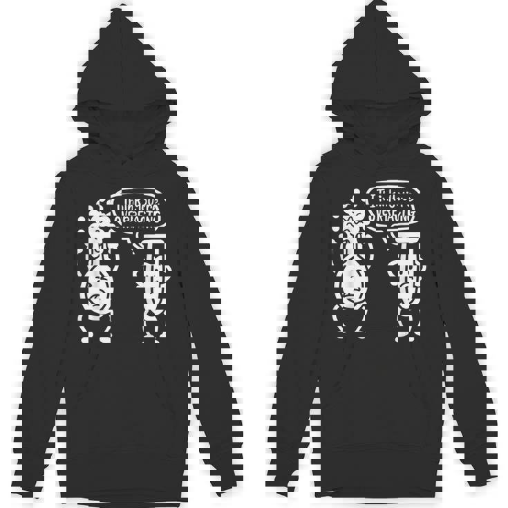 Chemistry Science Teacher I Think You&#x27;Re Overreacting Men Women Girls Kids Unisex Hoodie