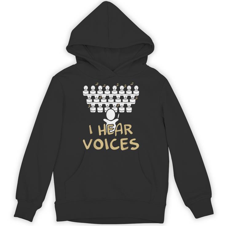 Choir Teacher Shirt I Hear Voices Chorister Tee Unisex Hoodie