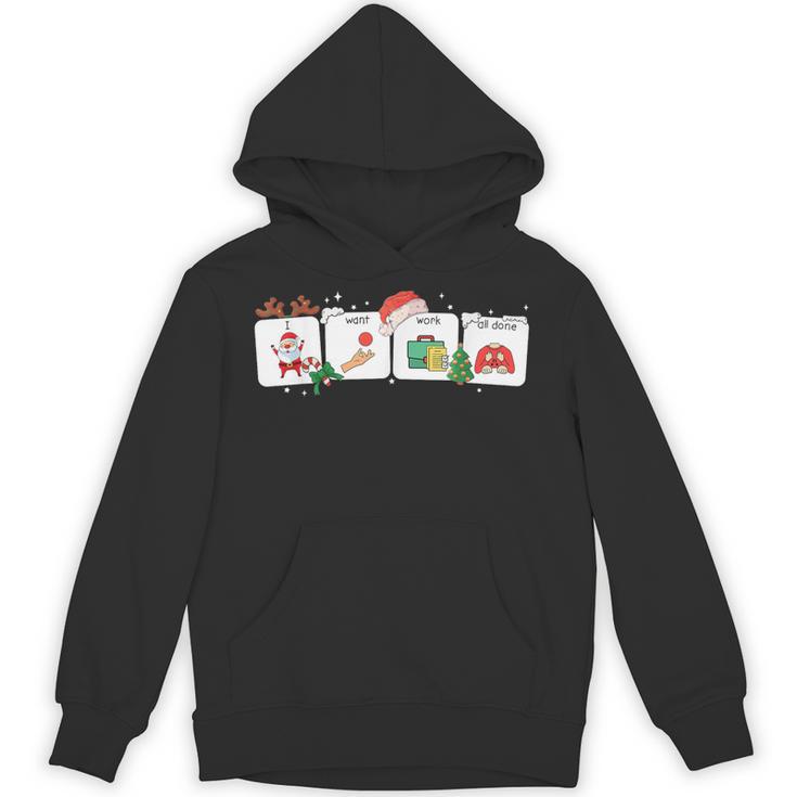 Christmas Santa Special Education SPED Teacher Xmas PJ Unisex Hoodie