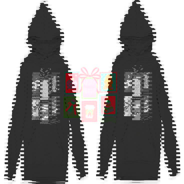 Christmas Teacher Stamps Unisex Hoodie