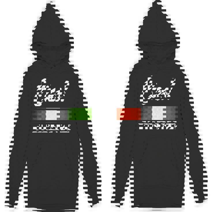 Ciao Italia トリコローレ イタリア国旗 フィレンツェ フィレンツェ イタリア 長袖tシャツ パーカー