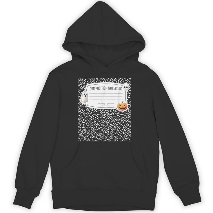 Composition Notebook Costume Adult Halloween For Teacher Unisex Hoodie