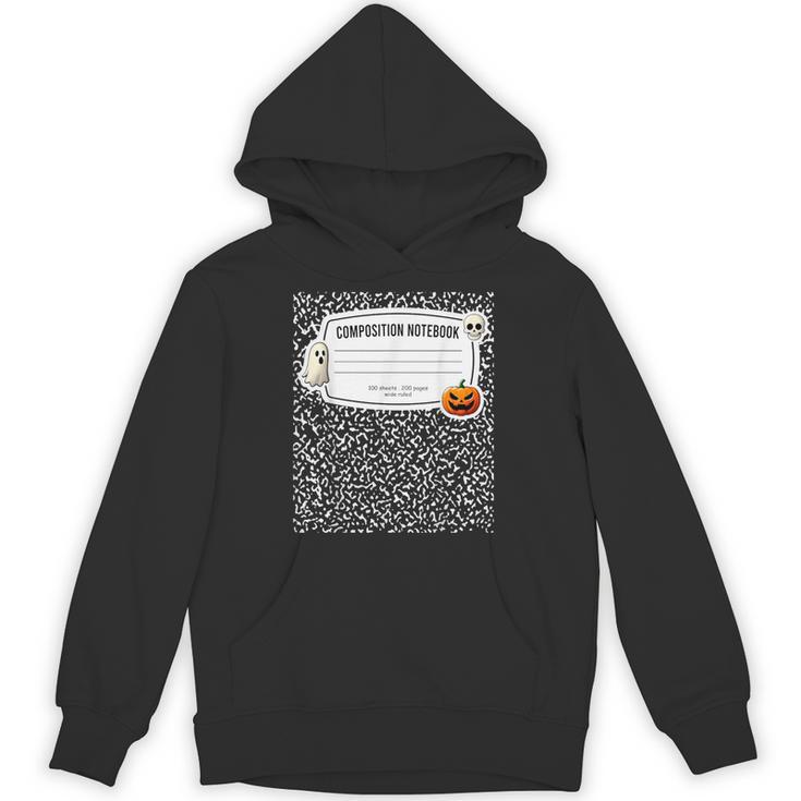Composition Notebook Costume Adult Halloween For Teachers Unisex Hoodie