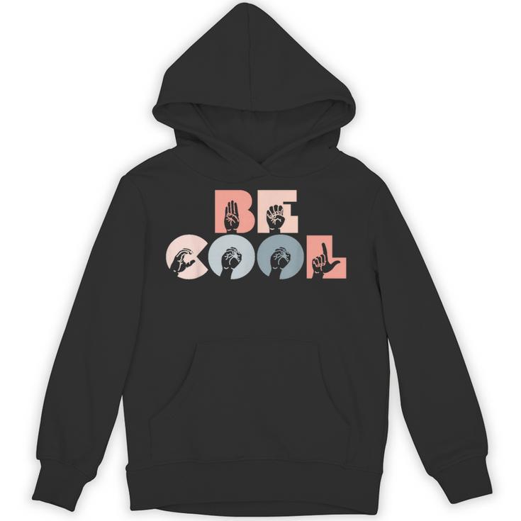 Cool Sign Language ASL Teacher Deaf People ASL Interpreter Unisex Hoodie