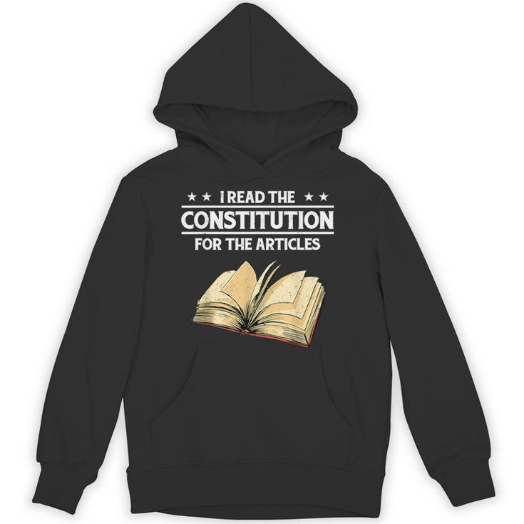 Cool History Teacher Read The Constitution For The Articles Unisex Hoodie