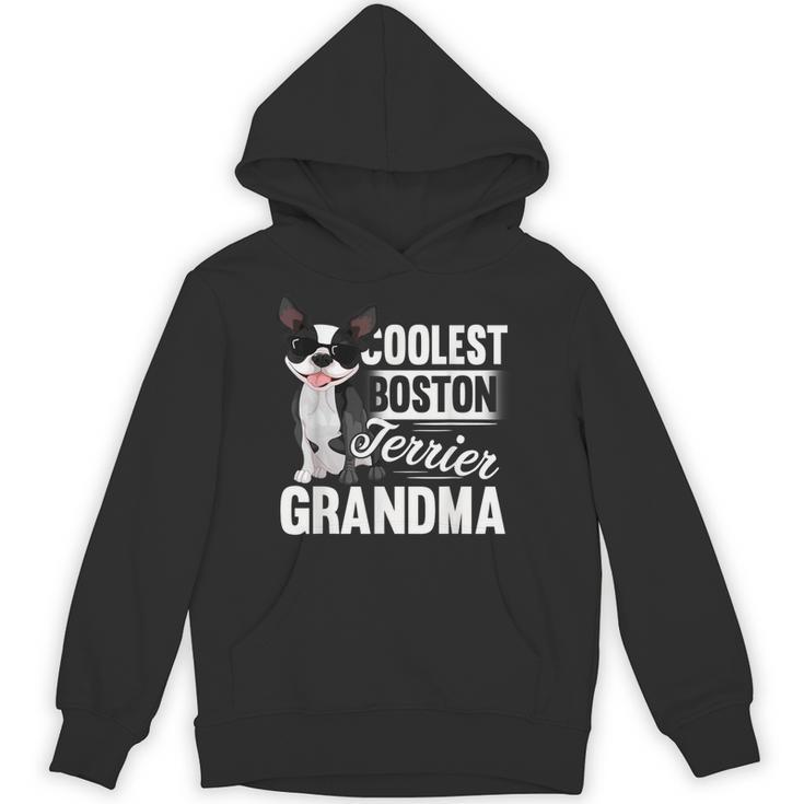 Coolest Boston Terrier Grandma Dog Unisex Hoodie